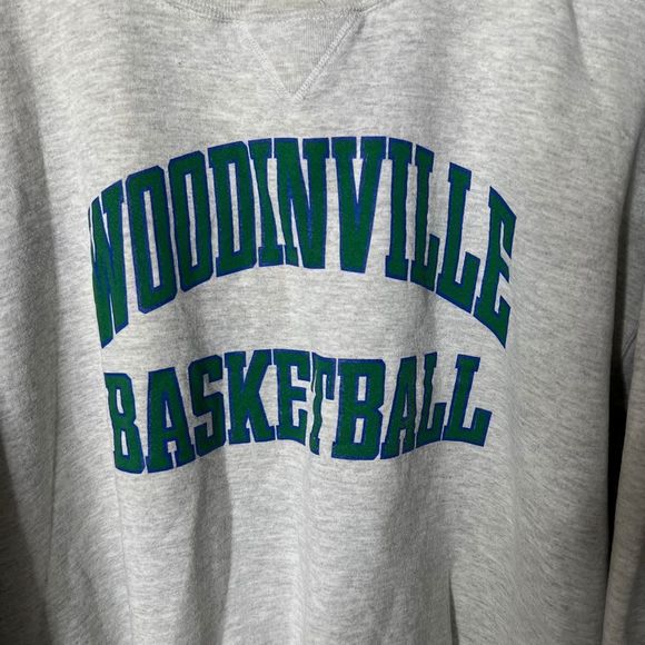 VTG 80s 90s Champion HS Basketball Crewneck USA XL - Picture 2 of 4